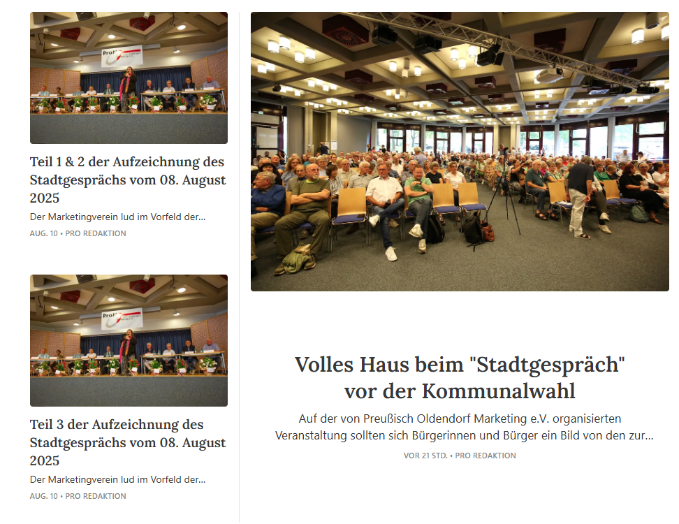 „Stadtgespräch“ zur Kommunalwahl 2025