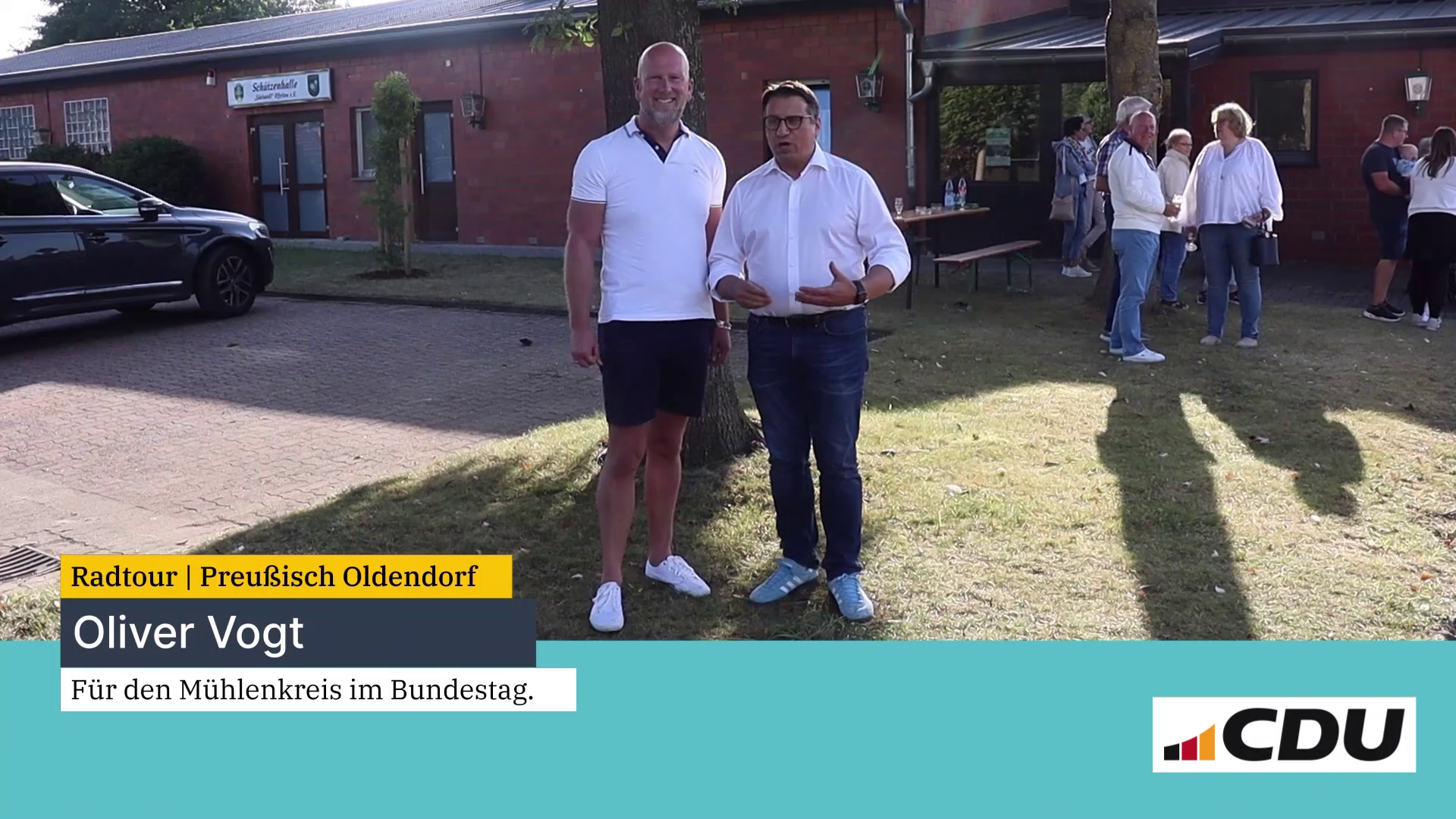 Bundestagsabgeordneter Dr. Oliver Vogt unterstützt Bürgermeister Marko Steiner bei der Kommunalwahl